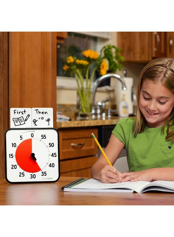 TIME TIMER 8 inch Visual Timer - 60 Minute Desk Countdown Clock with Dry Erase Activity Card, Also Magnetic - for Kids Classroom, Homeschooling Study Tool, Task Reminder, Home and Kitchen Timer - Image 5
