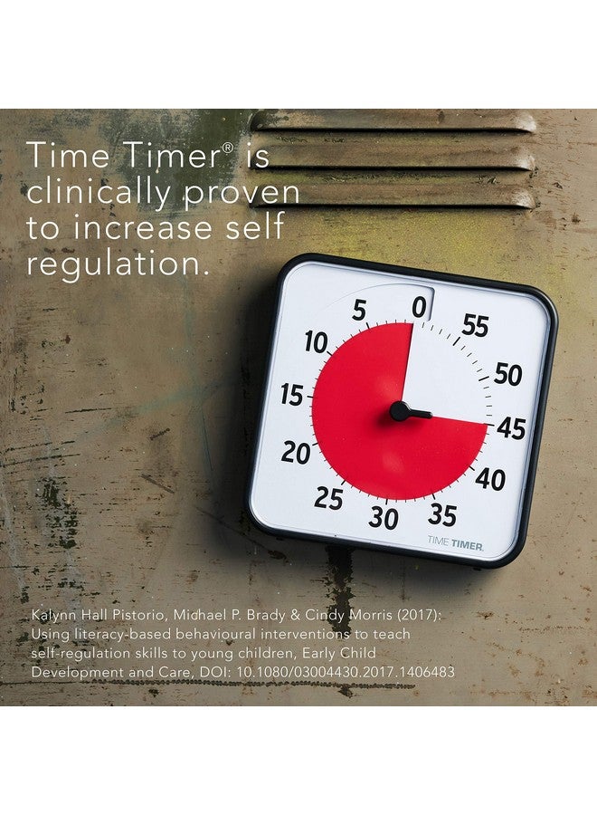 TIME TIMER 8 inch Visual Timer - 60 Minute Desk Countdown Clock with Dry Erase Activity Card, Also Magnetic - for Kids Classroom, Homeschooling Study Tool, Task Reminder, Home and Kitchen Timer - Image 3