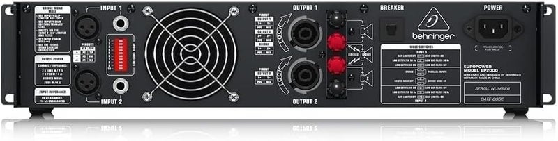 behringer Behringer EP2000 Europower 2000W Stereo Power Amplifier - Image 2