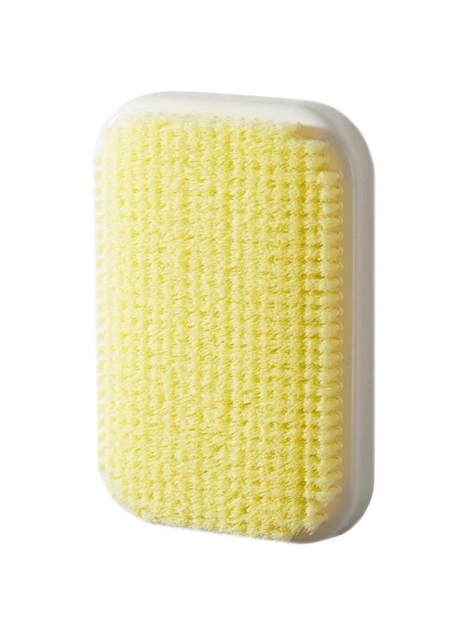 Wall Mounted Back Scrubber for Shower - Large Exfoliating Brush for Shower - Bathing Scrub Brush - Hands-Free Back Brush & Body Scrubber - Shower Accessories - 7.9x11.9in in-Shower Scrubber for Body