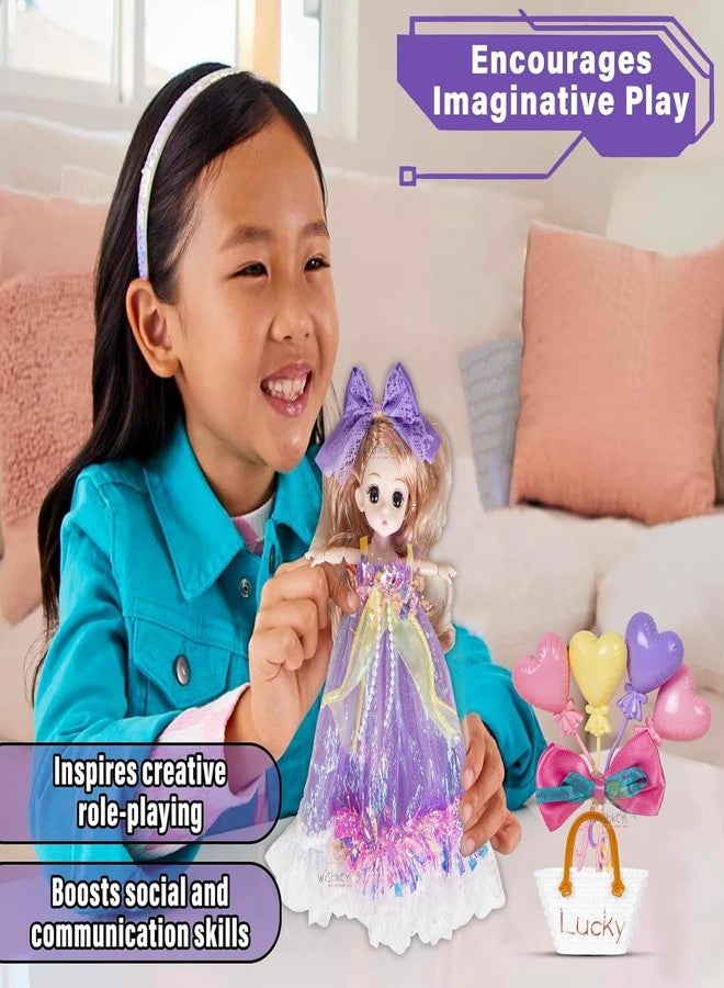 Spindoo Doll Set for Girls with Accessories | Stylish Fashion Doll with Long Hair & Movable Joints | Pretend Play Toy with Hair Clips & Dress-Up Accessories | Gift for Kids Girls 3+ - Image 3