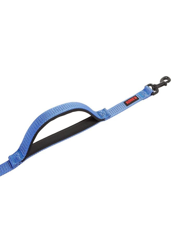 كونج حبل تحكم سريع وسهل الاستخدام من KONG Comfort Ultra Durable Traffic Padded Handle Hands Free Quick Control بطول 6 أقدام (أزرق) - Image 3