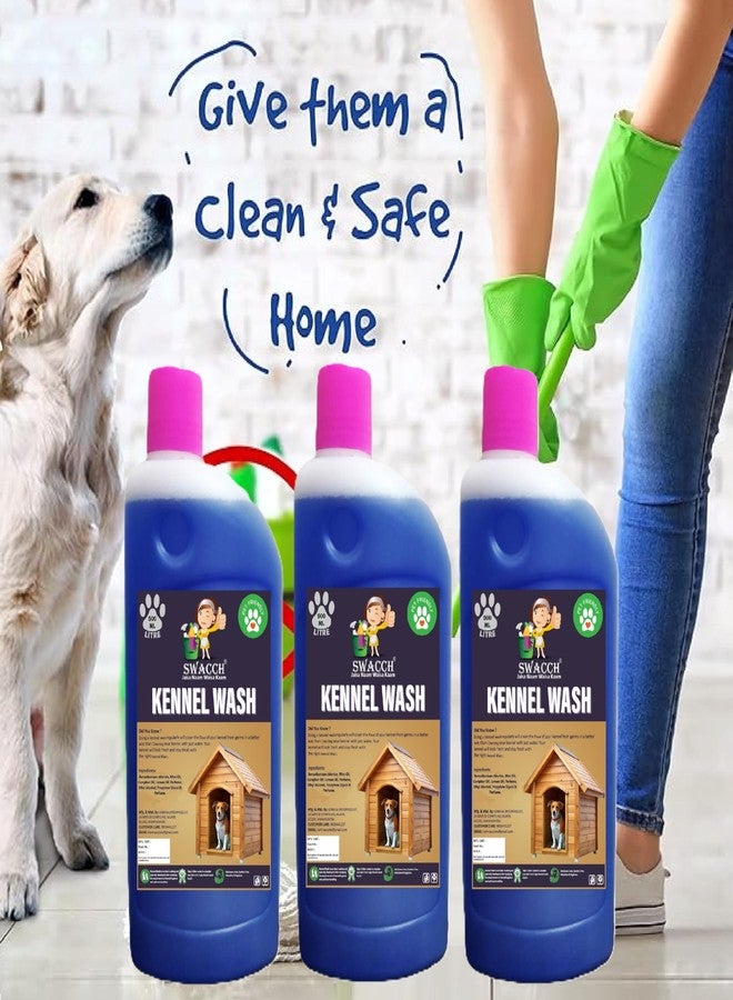 swacch Kennel Wash (500ml) (Pack of 3) Lavender I Pet Stain & Odour Remover I Pet Floor Cleaner Liquid I Dog and Cat Friendly - Image 3