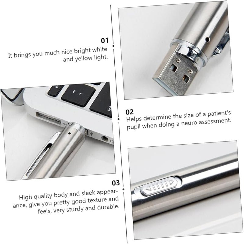 Rechargeable LED Medical Headlamp For Doctors Portable Eye Exam White Yellow Light - Image 4