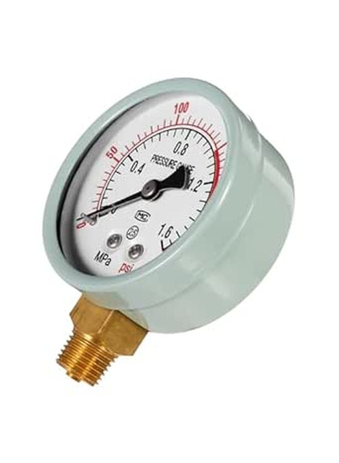 Adjustable Scuba Tank Pressure Gauge Stainless Steel Fittings for Air Compressors Diving Equipment - Image 1
