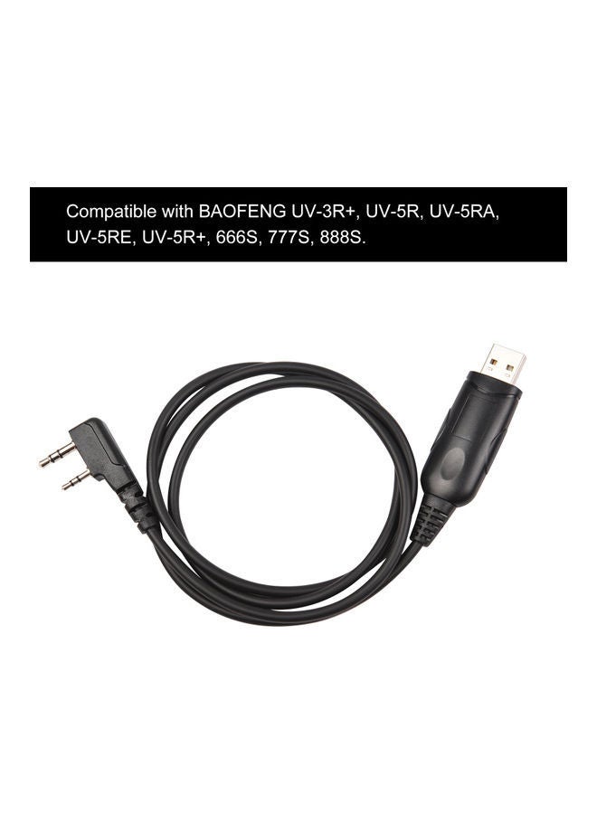NIBEMINENT USB Programming Cable Compatible V9517_P Black - Image 2
