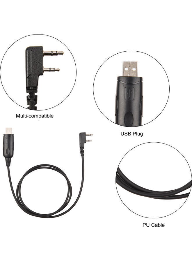 NIBEMINENT USB Programming Cable Compatible V9517_P Black - Image 4