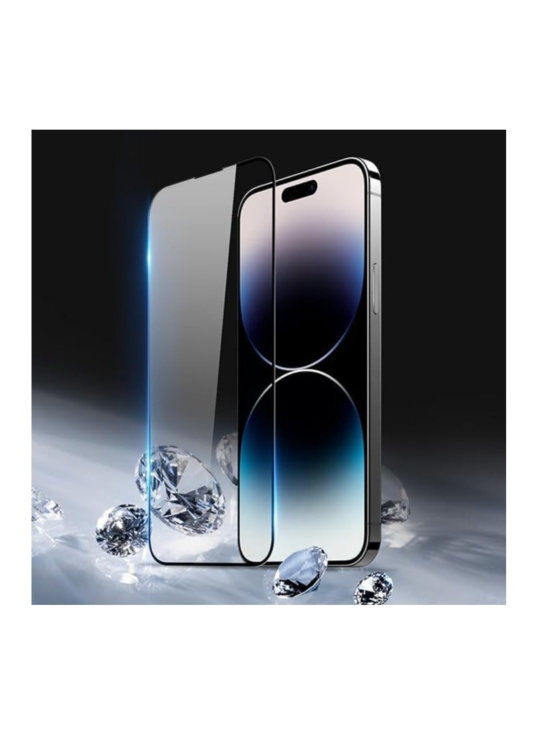 إلترازون Glass for iPhone 15 Pro Max Screen Protector Tempered Glass Full Glue Edge-to-Edge Screen Protector for iPhone 15 Pro Max (2023) (IPHONE 15 PRO MAX) - Image 3