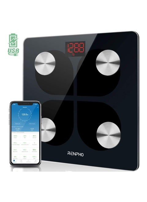 RENPHO USB Rechargeable Digital Bluetooth Weight Scale 396lbs