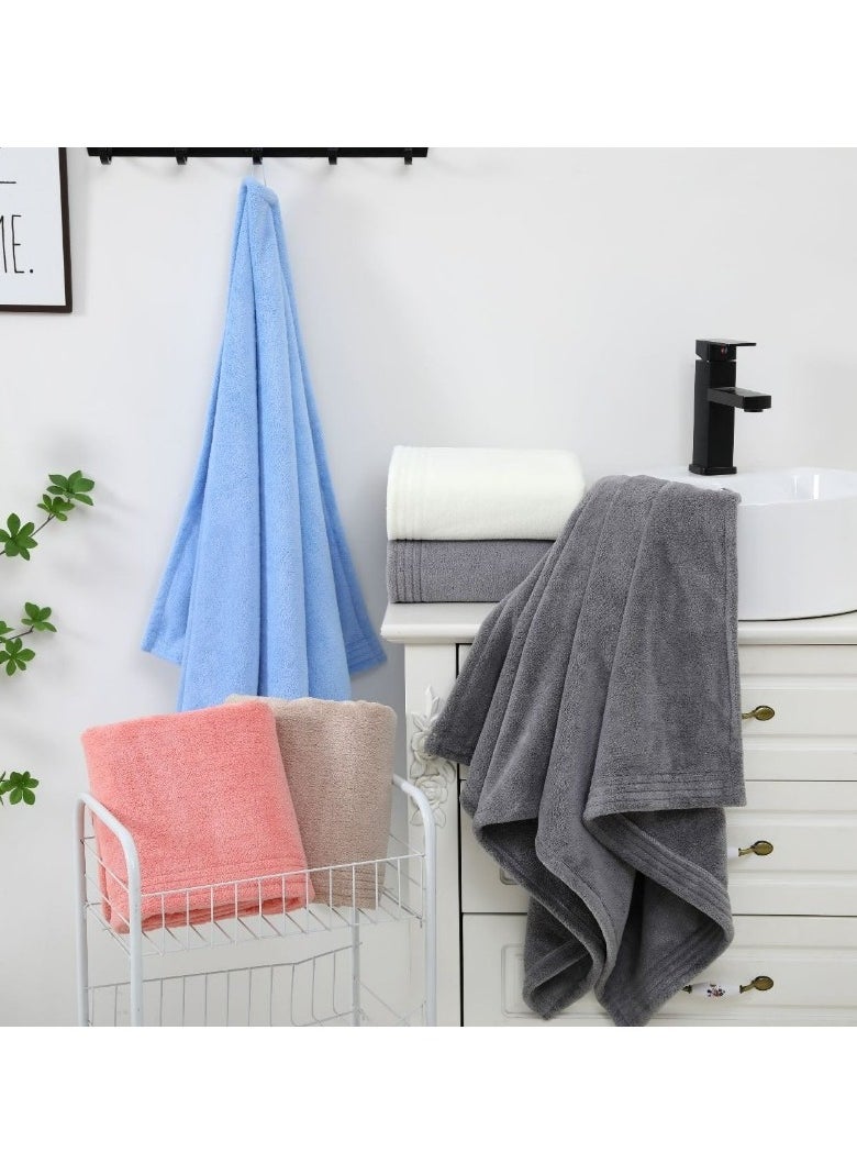REXO - Grey Double-Sided Microfiber Towel Enjoy a luxurious experience and exceptional comfort with this 40 x 75 cm Grey Double-Sided Microfiber Towel; specially designed to meet all your needs, super absorbent, non-scratch and lint-free. - Image 1