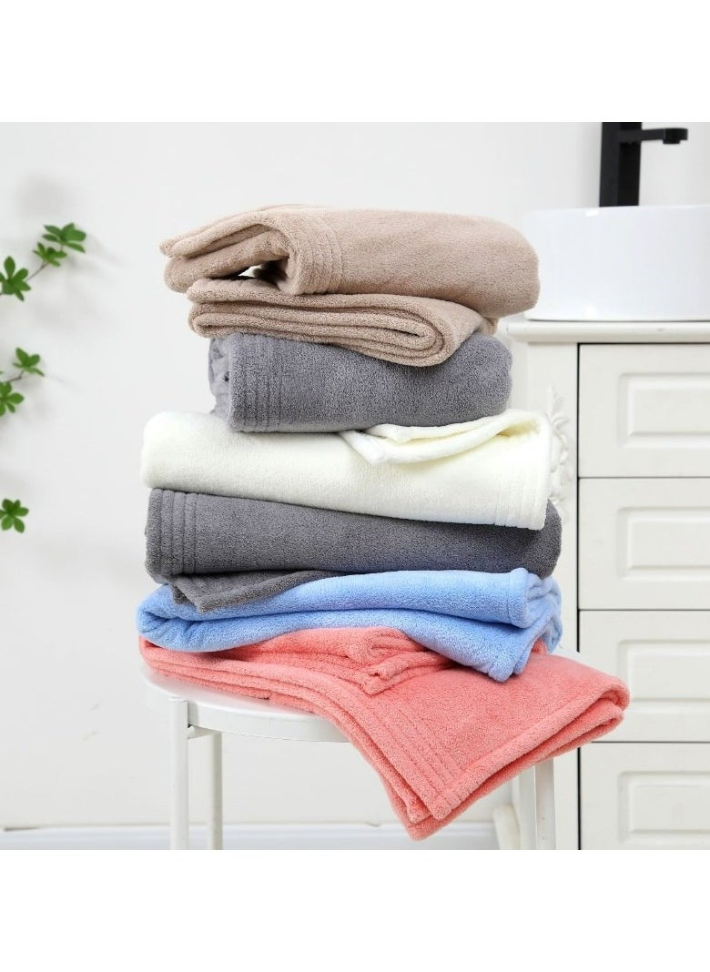 REXO - Grey Double-Sided Microfiber Towel Enjoy a luxurious experience and exceptional comfort with this 40 x 75 cm Grey Double-Sided Microfiber Towel; specially designed to meet all your needs, super absorbent, non-scratch and lint-free. - Image 1