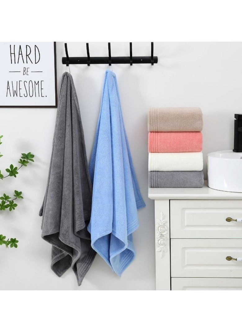 REXO - Grey Double-Sided Microfiber Towel Enjoy a luxurious experience and exceptional comfort with this 40 x 75 cm Grey Double-Sided Microfiber Towel; specially designed to meet all your needs, super absorbent, non-scratch and lint-free. - Image 1