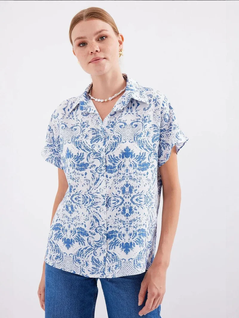 BIG DART BDART Short Sleeve Button-Up Shirt