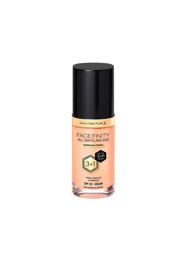 Max Factor - Facefinity 3-In-1 All Day Flawless Liquid Foundation - Image 1