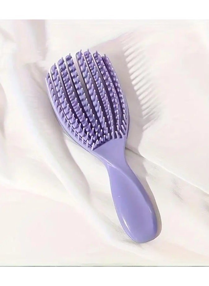 Rozino 2 PCS Shell Comb for Wet and Dry Use, Fluffy Style Large Curved Comb, Smooth and Knot-Free, Eight-Claw Massage Comb  - Image 3