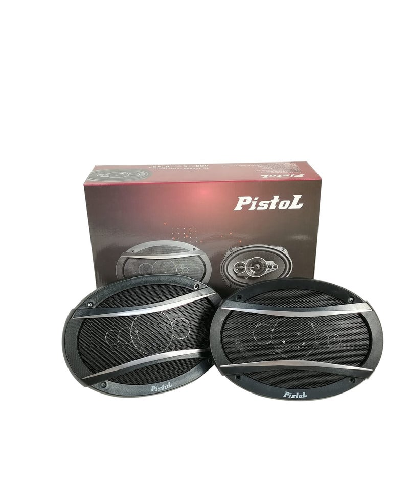 بيستول مكبر صوت للسيارة مقاس 6×9 بوصة، بقدرة 600 واط، محوري خماسي الاتجاهات (5-Way Coaxial) طراز TS-A6995S؛ مكبر صوت عالي القدرة مخصص لأبواب السيارة بمقاومة 4 أوم، يوفر نظام صوت ستيريو كامل النطاق مع صوت جهير عميق ونغمات حادة واضحة. - Image 1