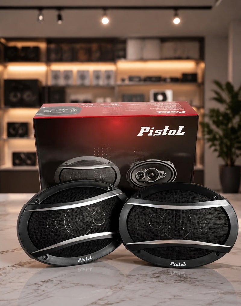 Pistol 6x9 Inch Car Speaker 600W 5 Way Coaxial Audio Speaker TS-A6995S, 4 Ohm High Power Car Door Speaker, Full Range Stereo Sound System with Deep Bass and Clear Treble - Image 1
