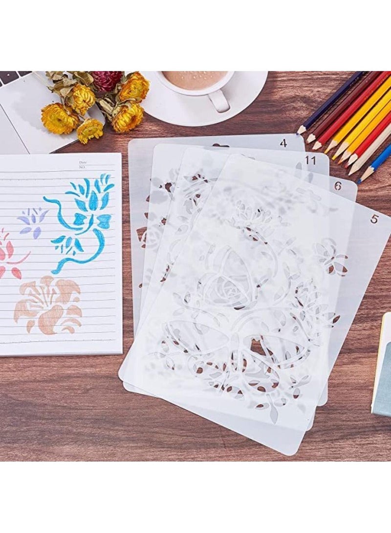 general 18 Pieces Of DIY Painting Graffiti Hollow Template - Image 2