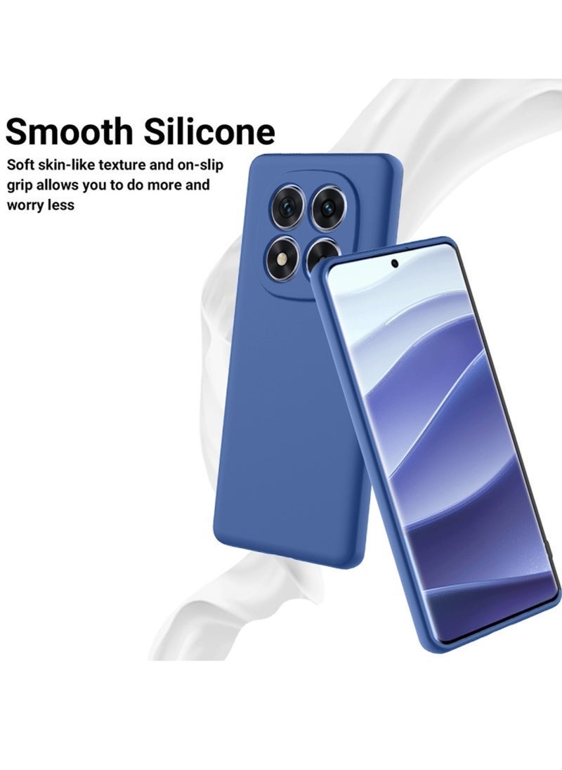 Raxoom Xiaomi Redmi Note 14 Pro 4G 2025 Premium Soft Liquid Silicone Case Cover â€“ Slim, Shockproof, Anti-Scratch, Soft Touch, Full Protection, Navy Blue - Image 4