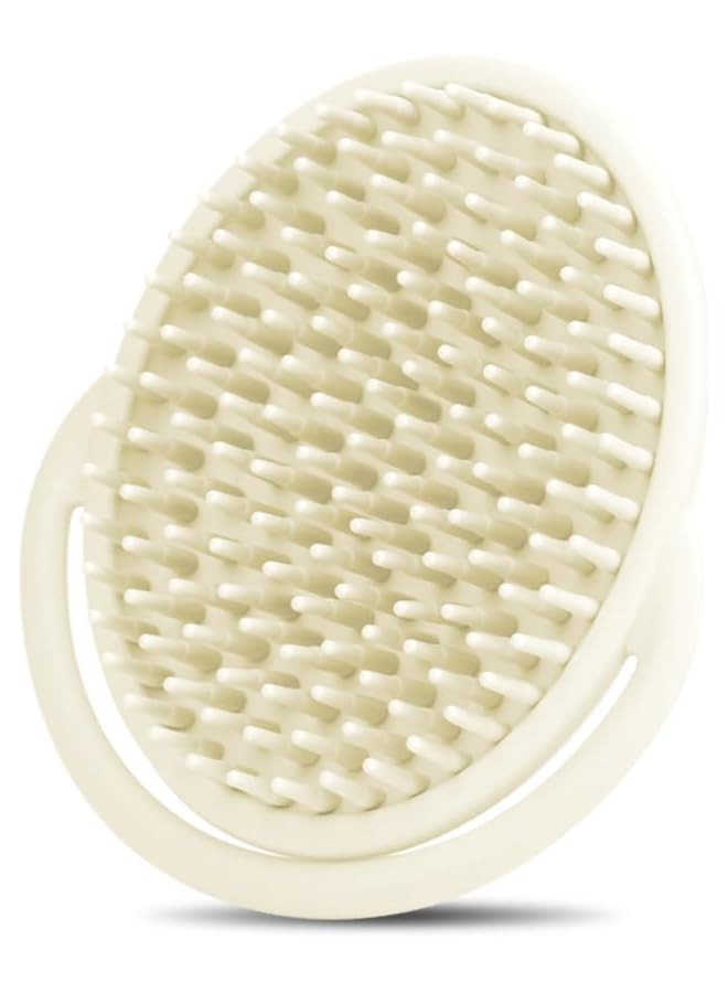 haakaa Silicone Shampoo Brush With Soft Bristles Grey - Image 1