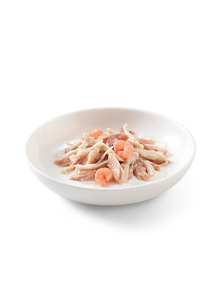 شيسر عبوة من 30 قطعة من طعام القطط الرطب - التونة مع الدجاج والروبيان 30 × 50 جرام - Image 3