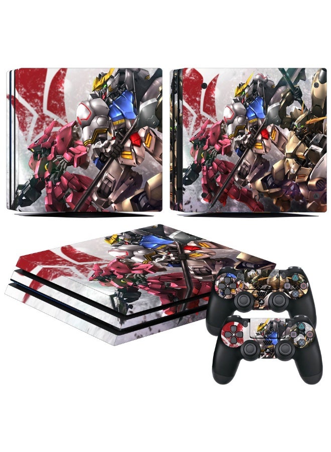 غلاف واقي ملصق لجهاز PS4 Pro بتصميم عصري وشخصي