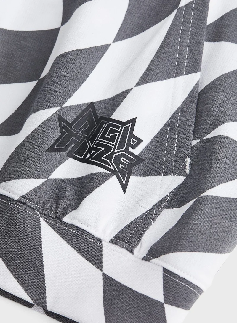 اتش اند ام Kids Printed Hoodie