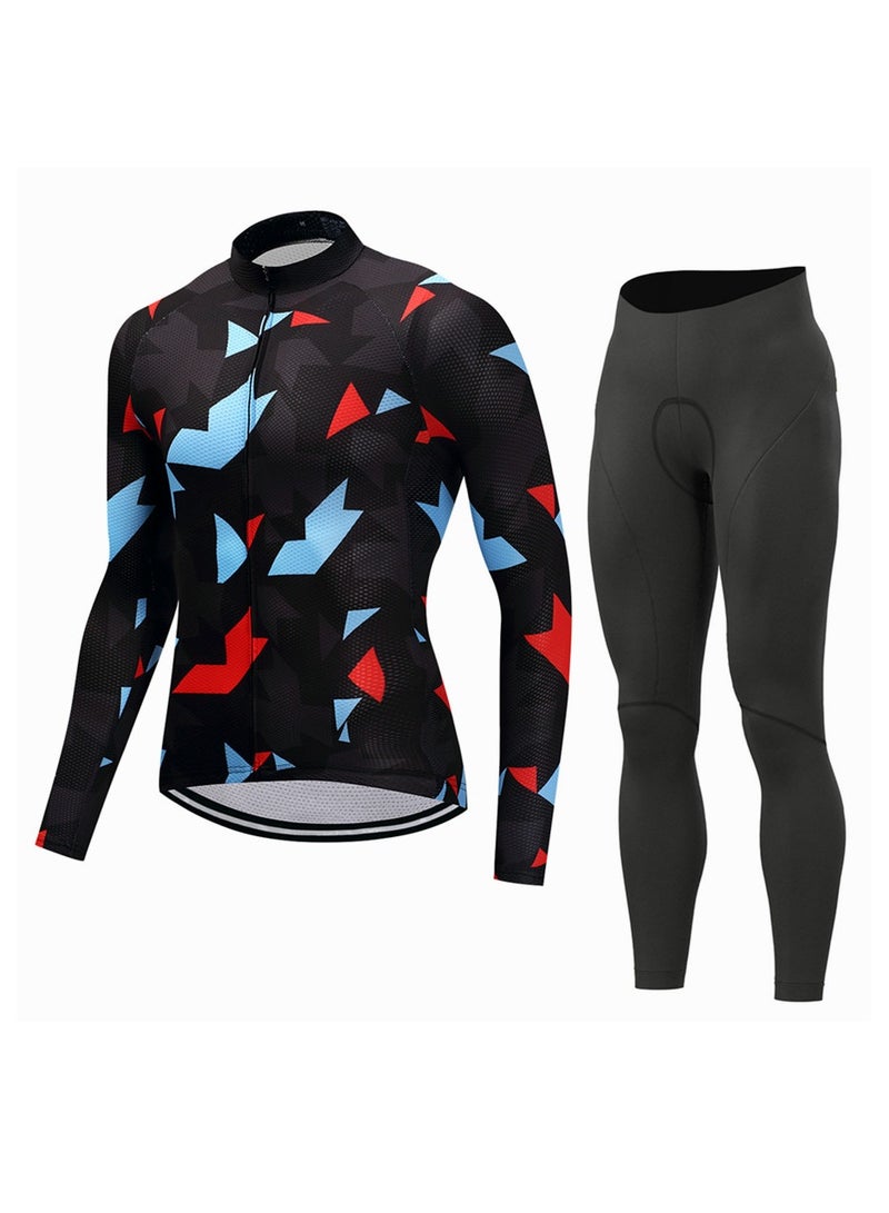 KUYING Outdoor Mountain Bike Road Bike Riding Suit Set 