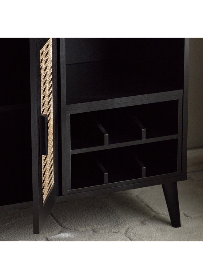 Home Box Nordic Rattan Printed Bar Curio 99.2 x 95.7 x 35.6 cm  - Image 5