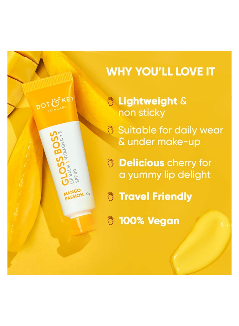 Dot & Key Mango Passion Fruit Nude Lip Balm  SPF 30 .12gm - Image 3