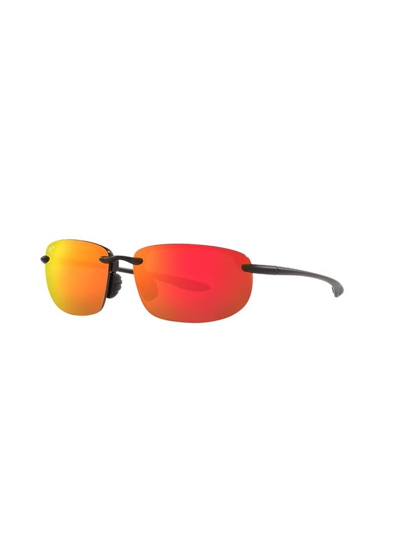 ماوي جيم نظارات شمسية Maui Jim Hookipa بتصميم مستطيل ومقاس مخصص للوجه الآسيوي (Asian Fit) - Image 1