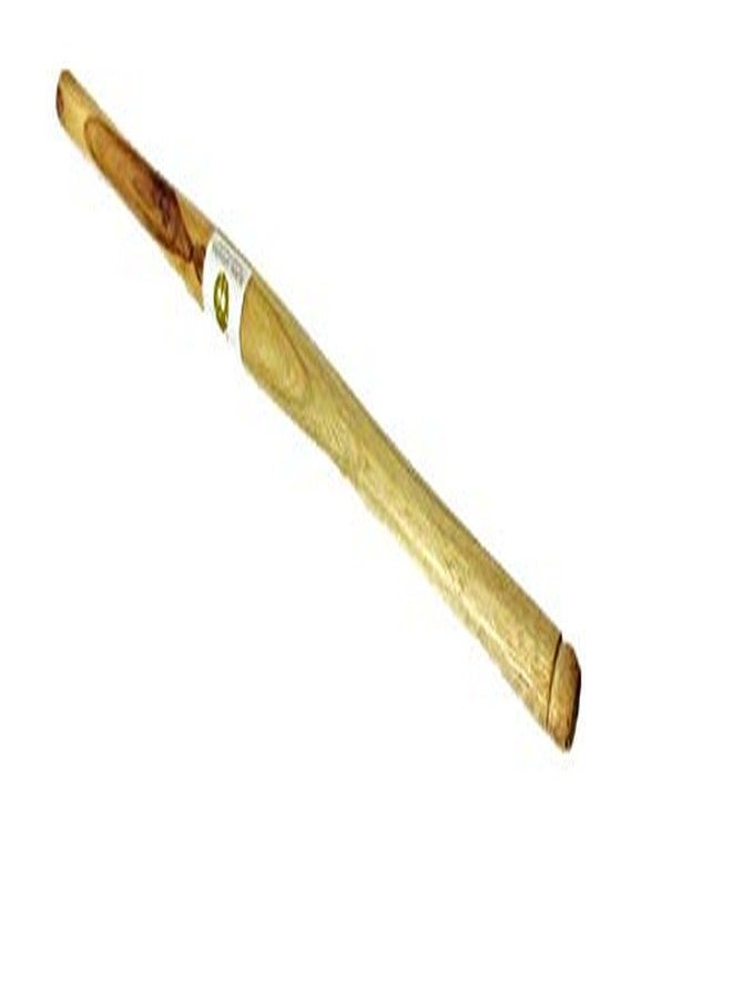 ARMAN SPOONS Wooden Slim Rolling PIN BELAN ROTI CHAPATI Bake Cake Maker Rolling PIN BELAN Handmade from ONE Piece of Wood 14 inch Long (Teak 4) - Image 5