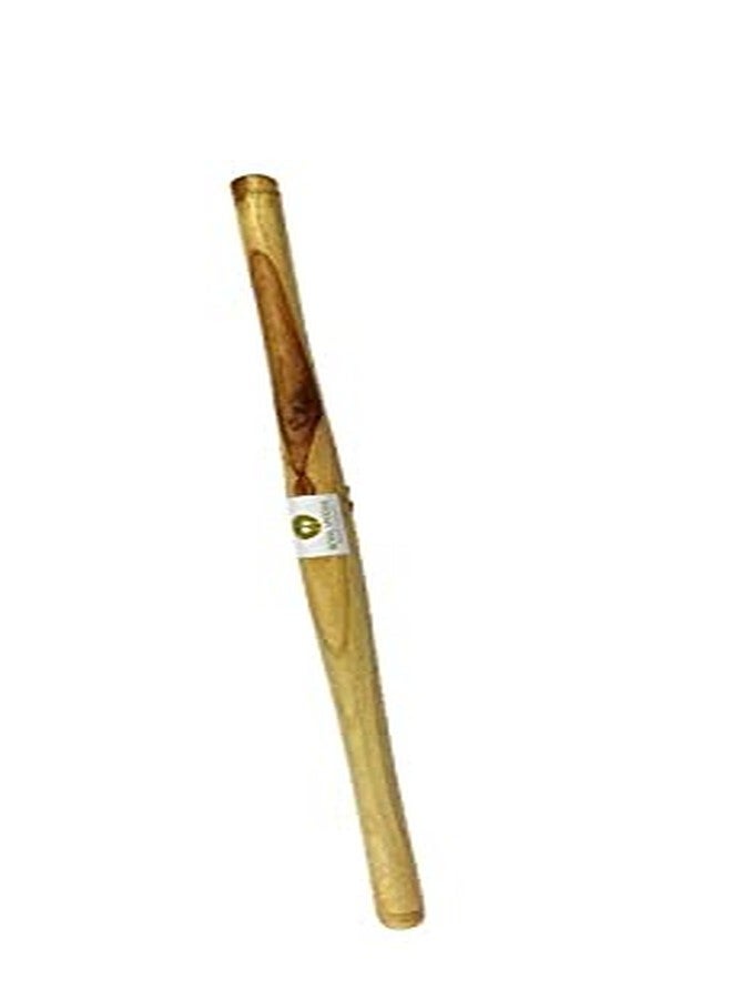 ARMAN SPOONS Wooden Slim Rolling PIN BELAN ROTI CHAPATI Bake Cake Maker Rolling PIN BELAN Handmade from ONE Piece of Wood 14 inch Long (Teak 4) - Image 4