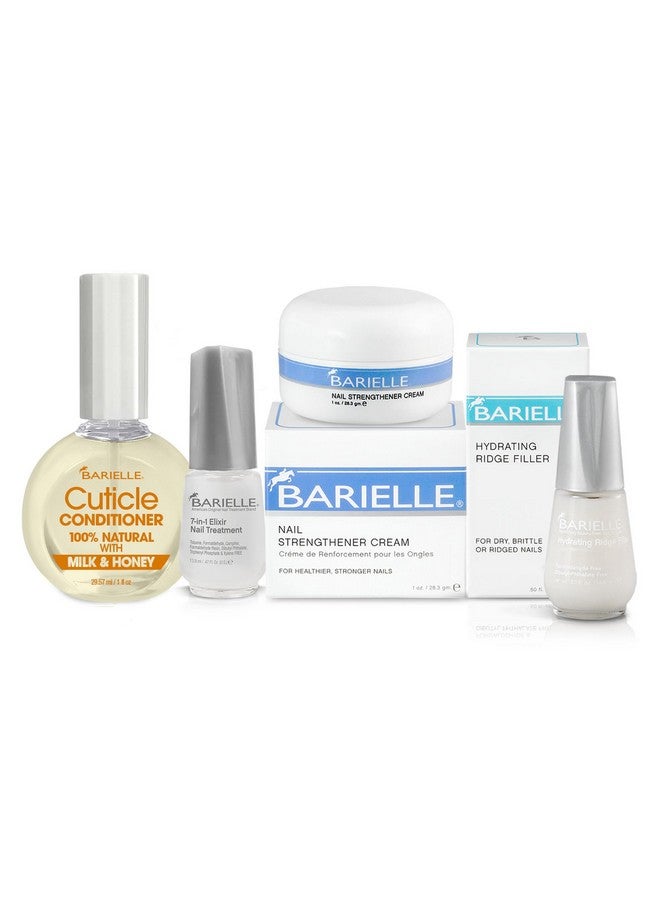 Barielle Miracle Nail Fixers Collection: 4-PC Nail Strengthening, Cuticle Care & Nail Treatment Collection - Image 1