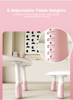 Perfii Multi-Activity Table Height-Adjustable for Boys and Girls - Ideal for Kids' Playtime  - Image 3