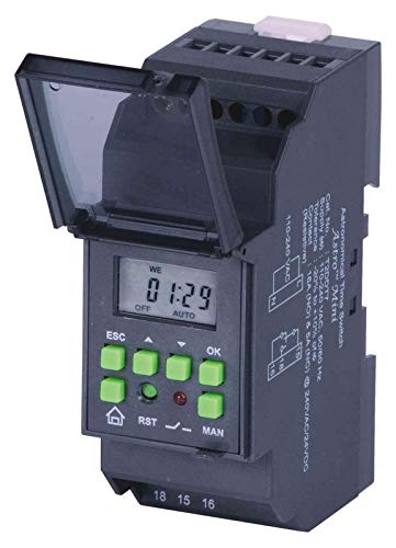 GIC Make ASTRO Time Switch MINI 110240VAC 1Ph 1CO Cat No T2DDT7 - Image 1