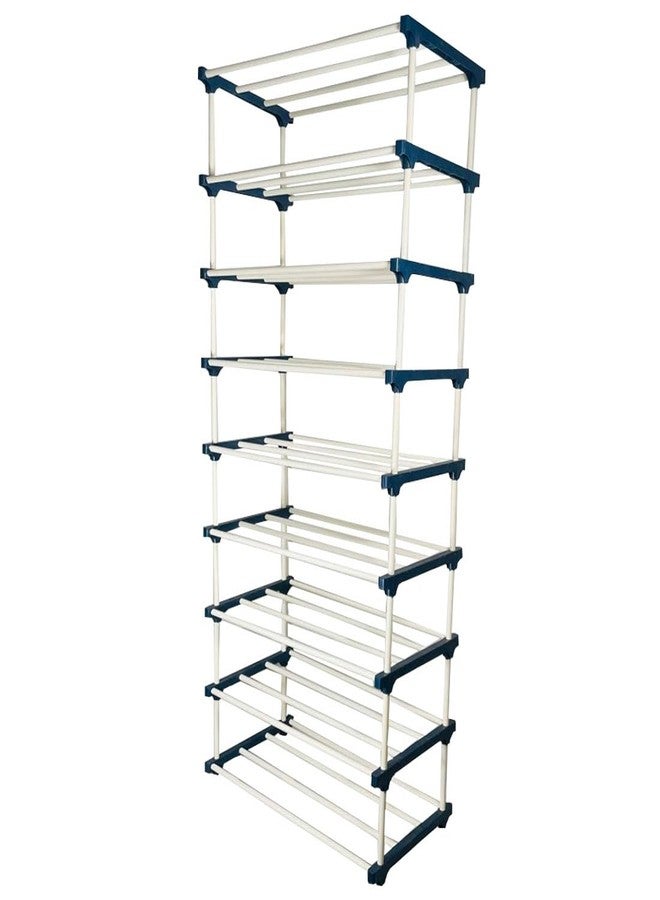 DEMARK 9 Layer Plastic Book Shelf Tall Narrow Storage Rack for Kids and Adults Modern Bookshelf Unit for Nursery, School, Home, and Office, Floor Mount Open - Image 5