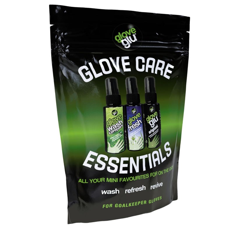 gloveglu Glove Care Essentials Wash Fresh Grip Spray for Goalkeeper Gloves Soccer Football Gloves Youth Adult Goalie Grip Boost Glove Glue 3 x 50ml - Image 2