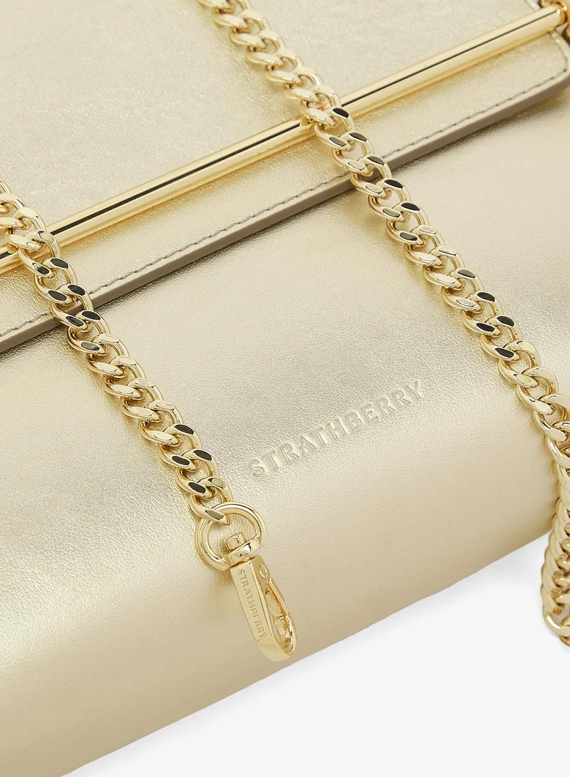 Strathberry  Stylist Clutch With Chain for Women | Best Price UAE