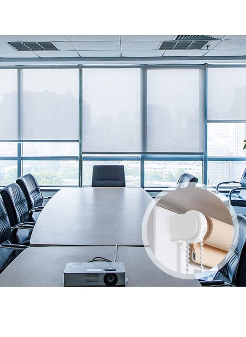 Roller Blind Fittings 25mm Child Safe Plastic Spare Roller Blind with 3m Roller Blind Chain Durable and Versatile Replacement Repair Kit for Windows for Curtain Rods or Roller Blind Brackets