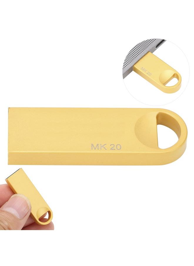MAIKOU mini metal USB flash drive USB2.0 flash drive direct plug portable USB flash drive gold