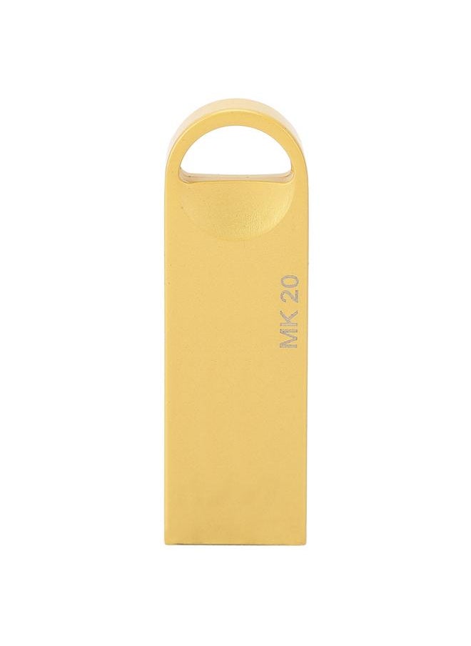 Thoraya MAIKOU mini metal USB flash drive USB2.0 flash drive direct plug portable USB flash drive gold  - Image 1