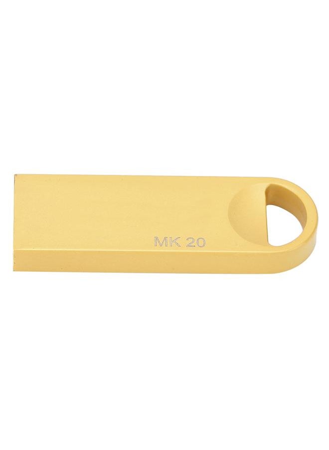 Thoraya MAIKOU mini metal USB flash drive USB2.0 flash drive direct plug portable USB flash drive gold  - Image 5