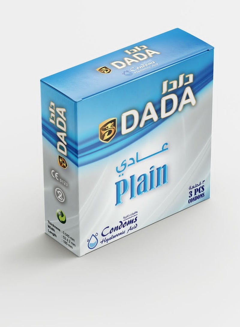 Dada Condoms Plain 3's - Image 1