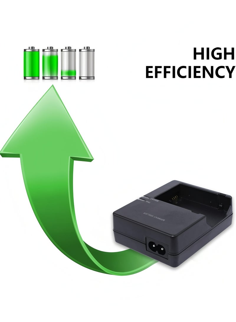 فليفيو شاحن بطارية سريع LC-E8 متوافق مع بطارية LC-E8 LP-E8 لكاميرات Canon EOS Rebel T2i T3i T4i T5i 550D 600D 650D 700D X4 X5 X6 X6i X7i، غير مخصص لكاميرات Rebel T2 وT3 وT4 وT5 - Image 5