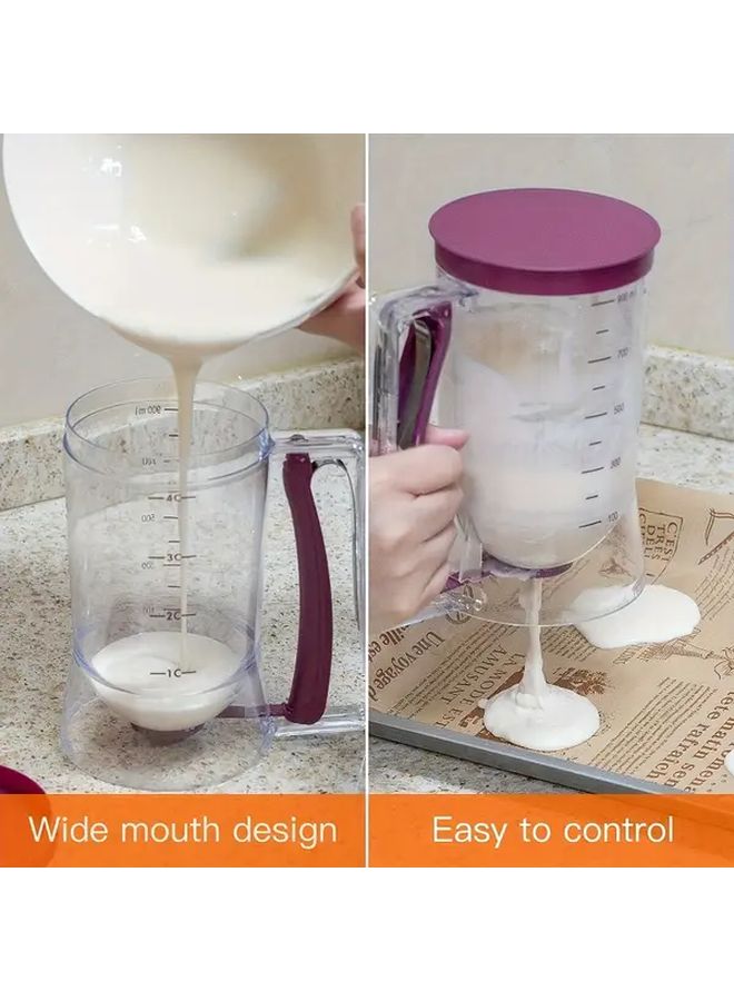 Purple Batter Separator Handheld Measuring Cup For Baking And DIY Projects - Image 5