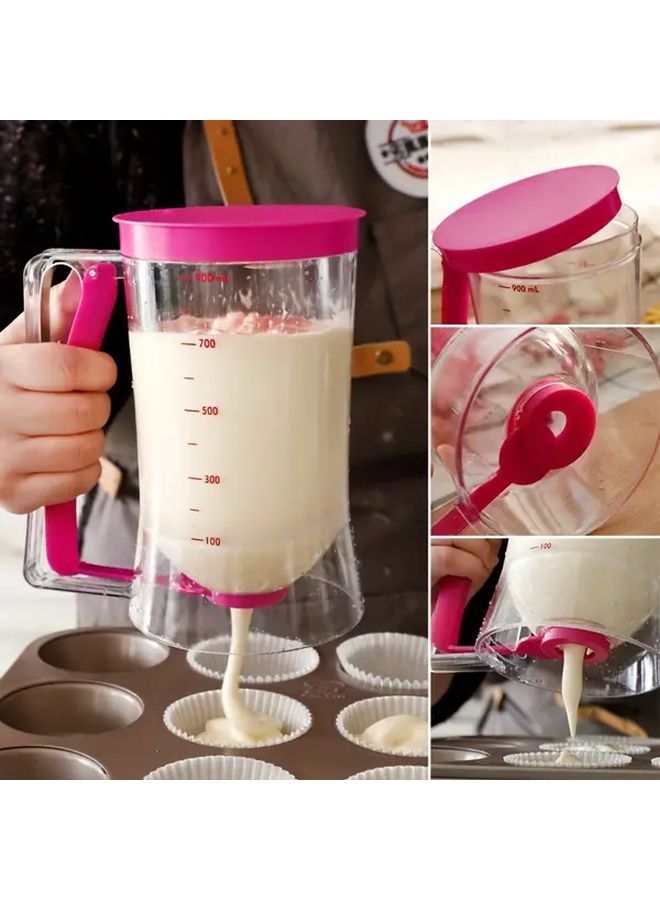 Purple Batter Separator Handheld Measuring Cup For Baking And DIY Projects - Image 1