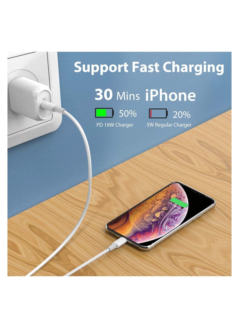 Generic USB C to Lightning Cable 2Pack 3FT [Apple MFi Certified] iPhone 11 Lightning to USB-C Fast Charging Cable Compatible iPhone 12 11/11 Pro/11  - Image 5