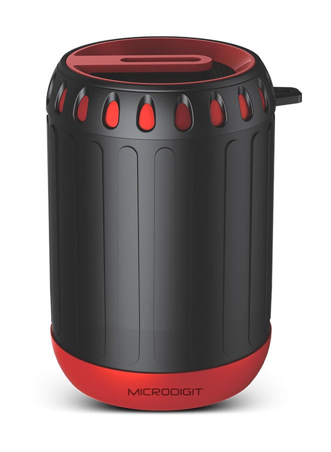 NIBEMINENT Microdigit Portable Speaker Black/Red - Image 1