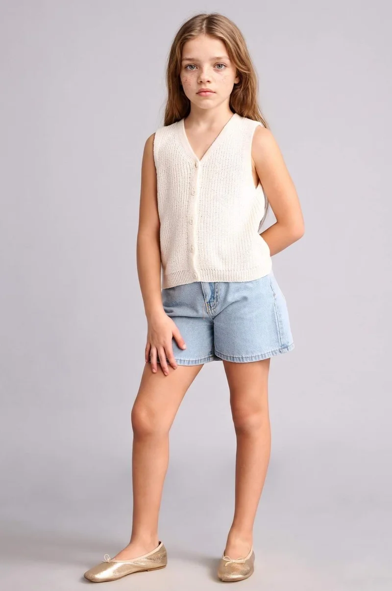 ديفاكتو Girl Denim Shorts